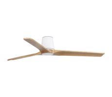 FARO Barcelona FARO 33838WT - Stropný látor HEYWOOD TUB L borovica/biela pr. 132 cm WT + DO