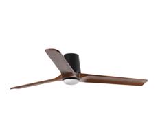 FARO Barcelona FARO 33839-1TW-LED Stm. vent. HEYWOOD TUB L 10W/230V borovica/čierna pr.132 cm+DO