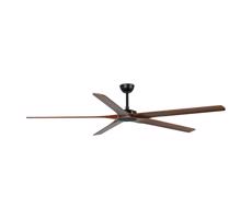 FARO Barcelona FARO 34190WT - Stropný látor BIGWOOD XL borovica/čierna pr. 200 cm WT + DO