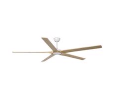 FARO Barcelona FARO 34191WT - Stropný látor BIGWOOD XL borovica/biela pr. 200 cm WT + DO