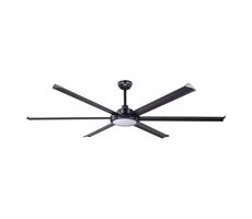 FARO Barcelona FARO 34203-130 - LED Stropné vent. ROTTERDAM XL LED/32W/230V čierna pr. 200 cm+DO