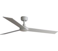 FARO Barcelona FARO 34297WT - Stropný látor RUDDER L biela pr. 132 cm WT + diaľkové ovládanie