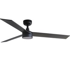 FARO Barcelona FARO 34298WT-1TW - LED Stm. vent. RUDDER L LED/18W/230V čierna pr. 132 cm WT + DO