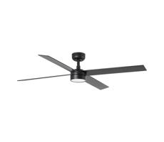FARO Barcelona FARO 34356-1TW - LED Stm. str. vent. RUDDER L LED/20W/230V čierna pr. 132 cm + DO
