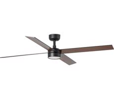FARO Barcelona FARO 34356WT-1TW-LED Stm. vent. RUDDER L 18W/230V hnedá/čierna pr. 132 cm WT + DO