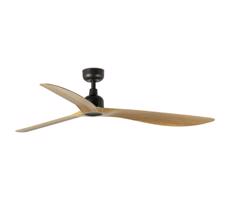 FARO Barcelona FARO 34360 - Stropný látor OUTWOOD L hnedá/čierna pr. 150 cm IP44 + DO