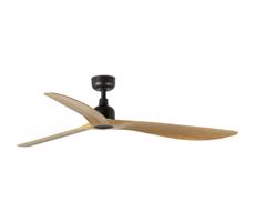 FARO Barcelona FARO 34360WT - Stropný látor OUTWOOD L hnedá/čierna pr. 150 cm WT IP44 + DO