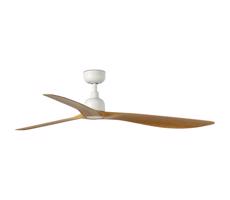 FARO Barcelona FARO 34361WT - Stropný látor OUTWOOD L hnedá/biela pr. 150 cm WT IP44 + DO