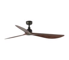 FARO Barcelona FARO 34362WT - Stropný látor OUTWOOD L hnedá/čierna pr. 150 cm WT IP44 + DO