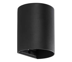 FARO Barcelona FARO 40523 - Nástenné svietidlo SOLE 1xGU10/8W/230V čierna zaokrúhlený