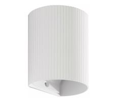 FARO Barcelona FARO 40526 - Nástenné svietidlo SOLE 1xGU10/8W/230V biela vrúbkovaná zaokrúhlený