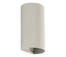 FARO Barcelona FARO 40544 - Nástenné svietidlo SOLE 2xGU10/8W/230V šedá vrúbkovaná guľatý