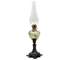 Floriánova huť Petrolejová lampa BARBORA 54 cm lesná zelená