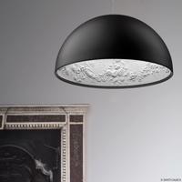 FLOS Skygarden 1 závesná lampa čierna matná Ø 60cm