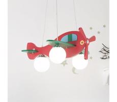 Ideal Lux Ideal Lux - Detský luster na lanku AVION 3xE27/28W/230V červená