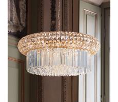 Ideal Lux Ideal Lux - Krištáľový luster na reťazi NABUCCO 16xE14/40W/230V pr. 70 cm zlatá