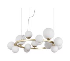 Ideal Lux Ideal Lux - LED Luster na lanku PERLAGE 14xG9/3W/230V pr. 85 cm zlatá/biela