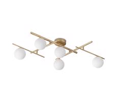 Ideal Lux Ideal Lux - LED Prisadený luster ATLAS 5xG9/3W/230V zlatá