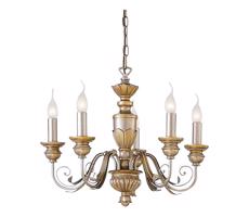 Ideal Lux Ideal Lux - Luster na reťazi FIRENZE 5xE14/40W/230V pr. 55 cm zlatá