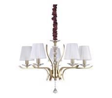 Ideal Lux Ideal Lux - Luster na reťazi PEGASO 5xE14/28W/230V pr. 72 cm zlatá