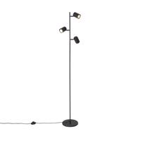 Inteligentná stojaca lampa čierna s 3 svetlami vrátane 3 Wifi GU10 50mm - Jeana