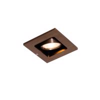 Inteligentné zapustené bodové svietidlo tmavý bronz, naklápacie a otočné, vrátane Wifi GU10 50mm - Qure