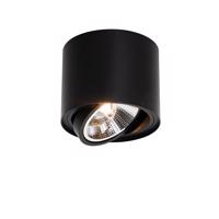 Inteligentný stropný reflektor čierny nastaviteľný vrátane Wifi GU10 111mm - Rondoo Up