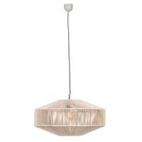 Japandi hanglamp bruin touw 61cm - Svea