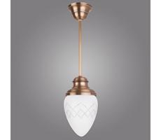 KEMAR Kemar RI/1/M - Luster na tyči RINAMA 1xE27/60W/230V mosadz