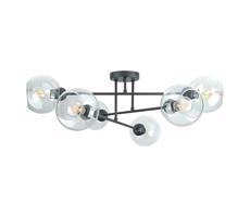 Keter Lighting Luster na tyči VASCO 6xE27/60W/230V čierna/číra