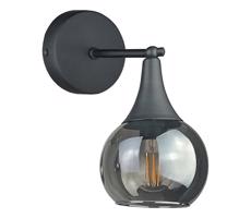 Keter Lighting Nástenné svietidlo STAR 1xE27/60W/230V čierna/dymová čierna
