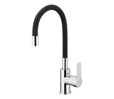 KFA Armatura KFA Armatura 6553-915-00-Drezová batéria s flex. ram. RUMBA 40,5cm čierna/l.chrom