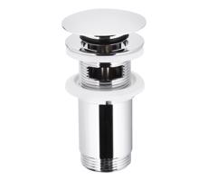 KFA Armatura KFA Armatura 660-254-00- Umýv. výpust s prepadom CLICK-CLACK pr. 6,6 cm l. chróm