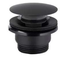 KFA Armatura KFA Armatura 660-320-81 - Umývadlový výpust CLICK-CLACK pr. 6,6 cm matná čierna