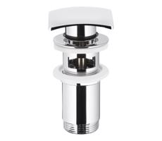KFA Armatura KFA Armatura 660-454-00 - Umývadl. výpust s prepadom CLICK-CLACK 7x7 cm l. chróm