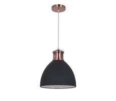 KL 6240 - Luster na lanku METAL 1xE27/15W/230V medená/čierna