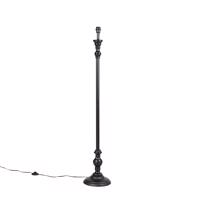 Klasická stojacia lampa čierna bez tienidla - Classico