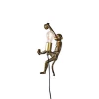 Klasické nástenné svietidlo zlaté - Animal Monkey