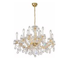 Kolarz Kolarz 3149.88+4.3.KoT - Krištáľový luster MARIA LOUISE 12xE14/40W/230V 24K zlato