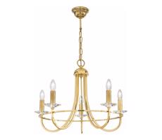 Kolarz Kolarz 330.85.8C - Krištáľový luster na reťazi IMPERIAL 5xE14/60W/230V zlatá