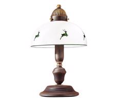 Kolarz Kolarz 731.73.100 - Stolná lampa NONNA 1xE27/75W/230V hnedá/jelene zelená