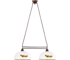 Kolarz Kolarz 731.82.136 - Luster na lanku NONNA 2xE27/75W/230V víno/jahody