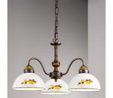 Kolarz Kolarz 731.83.126 - Luster na reťazi NONNA 3xE27/75W/230V citróny