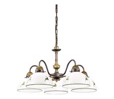 Kolarz Kolarz 731.85.100 - Luster na reťazi NONNA 5xE27/75W/230V jelene zelená
