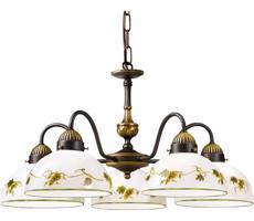 Kolarz Kolarz 731.85.122 - Luster na reťazi NONNA 5xE27/75W/230V víno