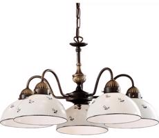 Kolarz Kolarz 731.85.16 - Luster na reťazi NONNA 5xE27/75W/230V modrá