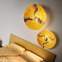 KOLARZ Luna Kiss Gold nástenné svetlo 24 kt Ø62 cm