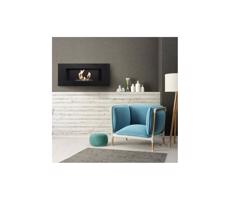 Kratki Kratki DELTA2/CZARNY/TUV - Vstavaný BIO DELTA2 krb 40x90 cm 2kW čierna
