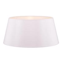 Kuželové tienidlo vysoké 25,5 cm, biely chintz