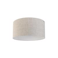 Látkové tienidlo na lampu svetlosivé okrúhle 50/50/25
